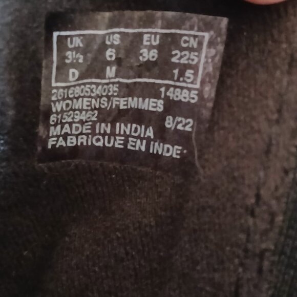 Clarks Womens Black Suede Maye Zip Up Boots Bootie Size 6 - Picture 4 of 6